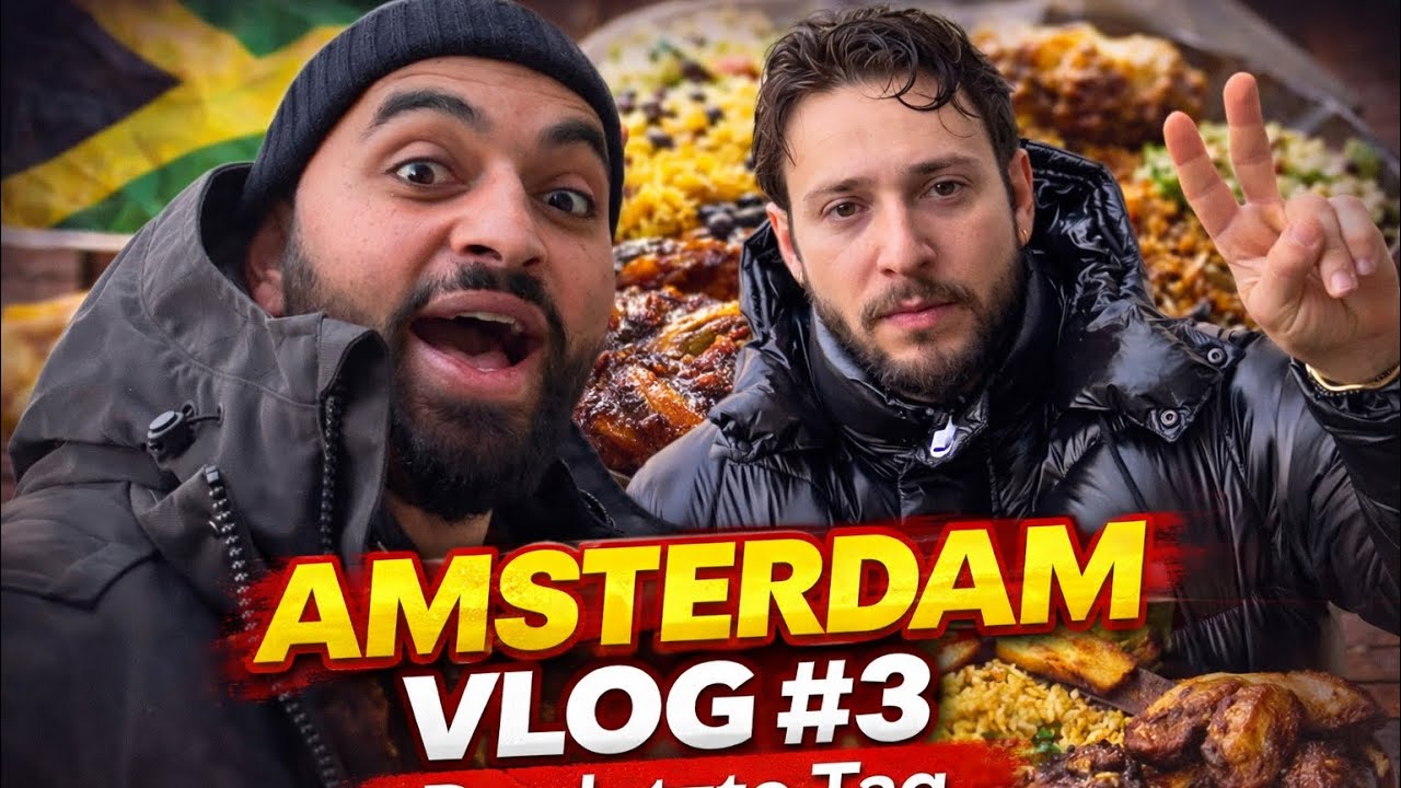 DAS BESTE JERK CHICKEN IN AMSTERDAM?! 🇳🇱🔥 | LETZTER TAG VLOG #3