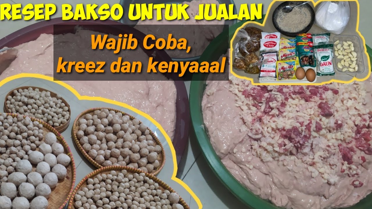 Cara membuat Bakso asli Wonogiri&bull; Resep Bakso untuk Jualan rasa Berkualitas.