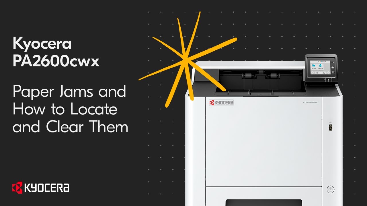 Kyocera PA2600cwx Series Paper Jam
