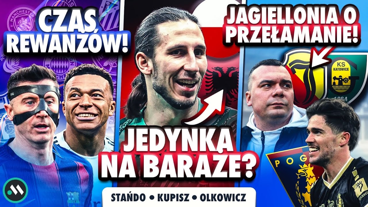 GRABARA NA BARAŻE? JAGIELLONIA O PRZEŁAMANIE, POGOŃ WYGRYWA! LIGA MISTRZÓW: REWANŻE O ĆWIERĆFINAŁ