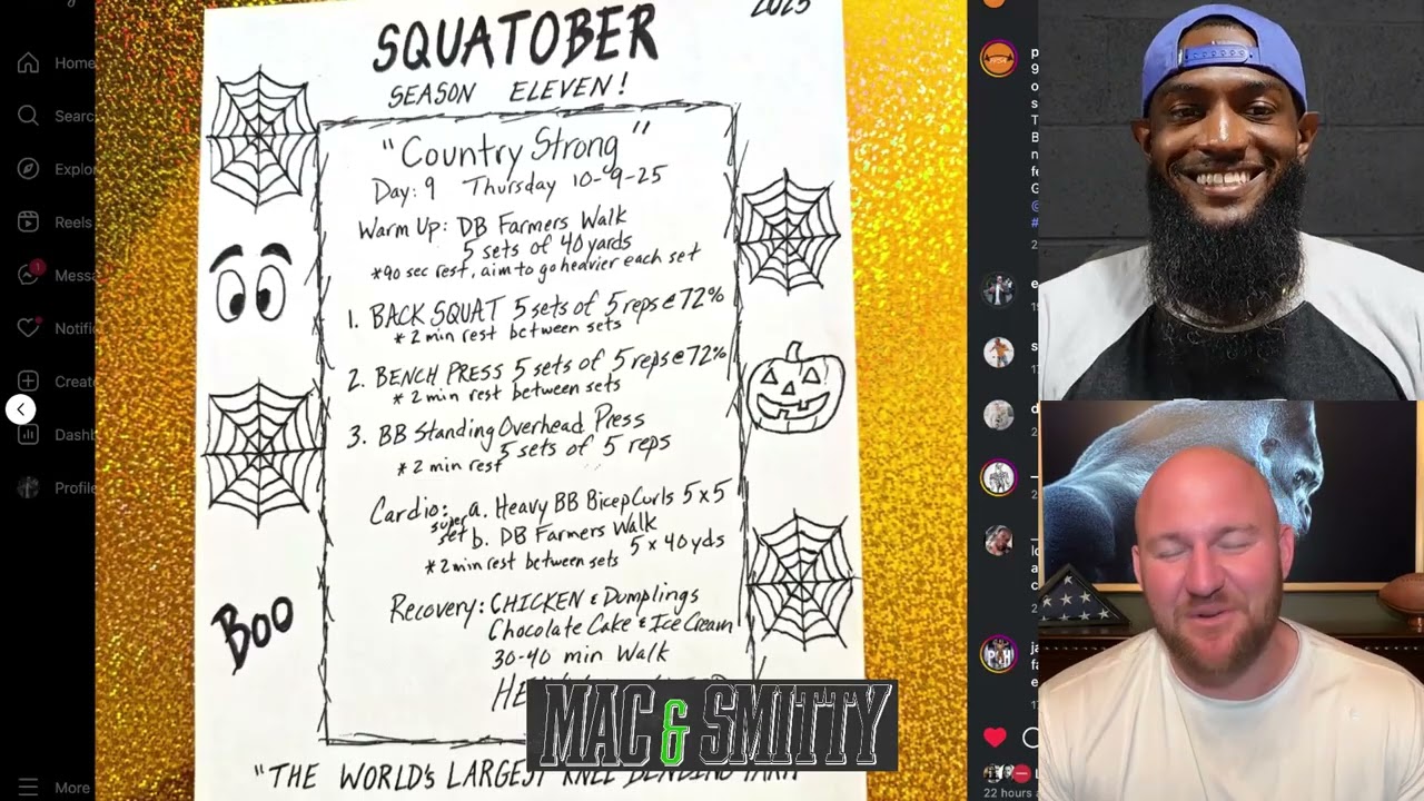 SQUATOBER DAY 9 REVIEW - Mac and Smitty