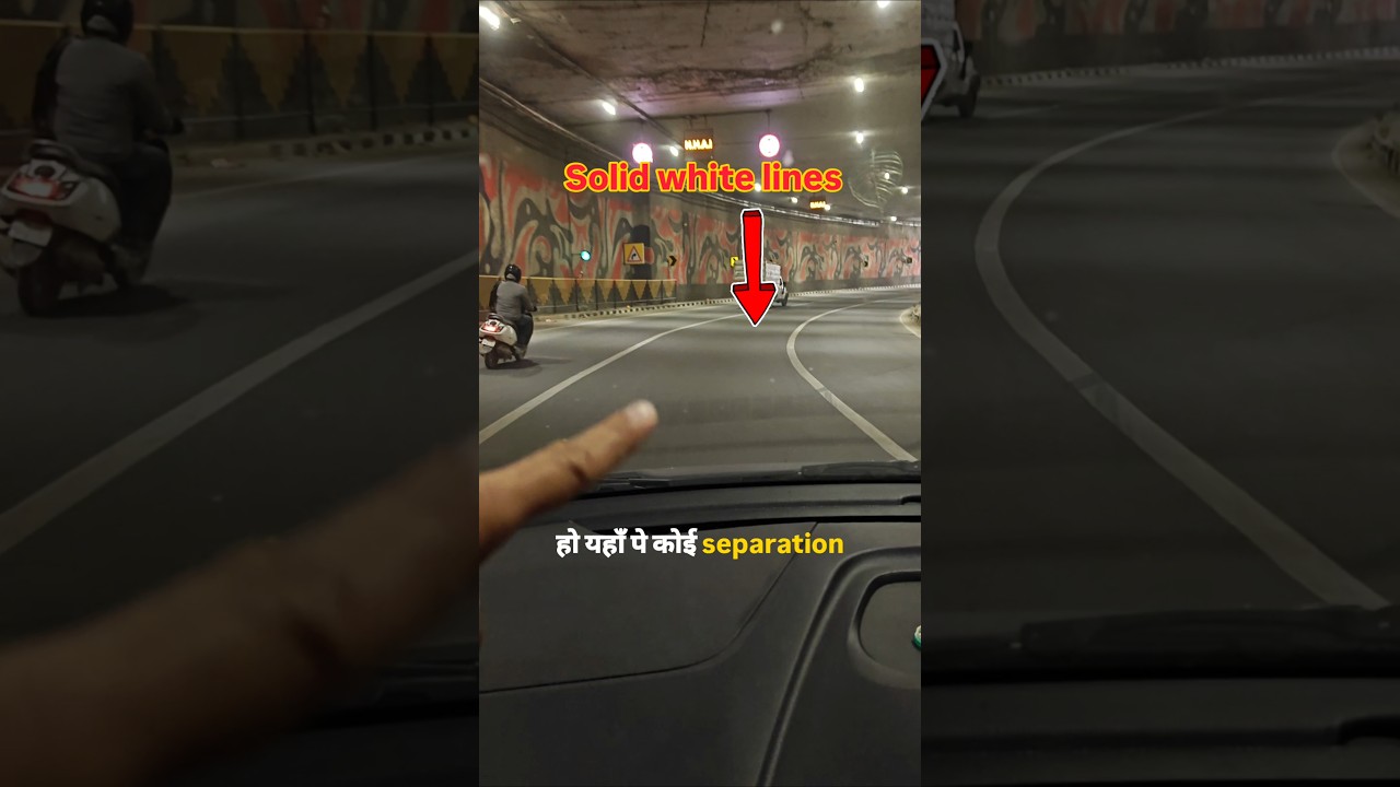 These White Lines on Indian Roads Have MEANING 😳 Do You Know? | Shorts #carshorts