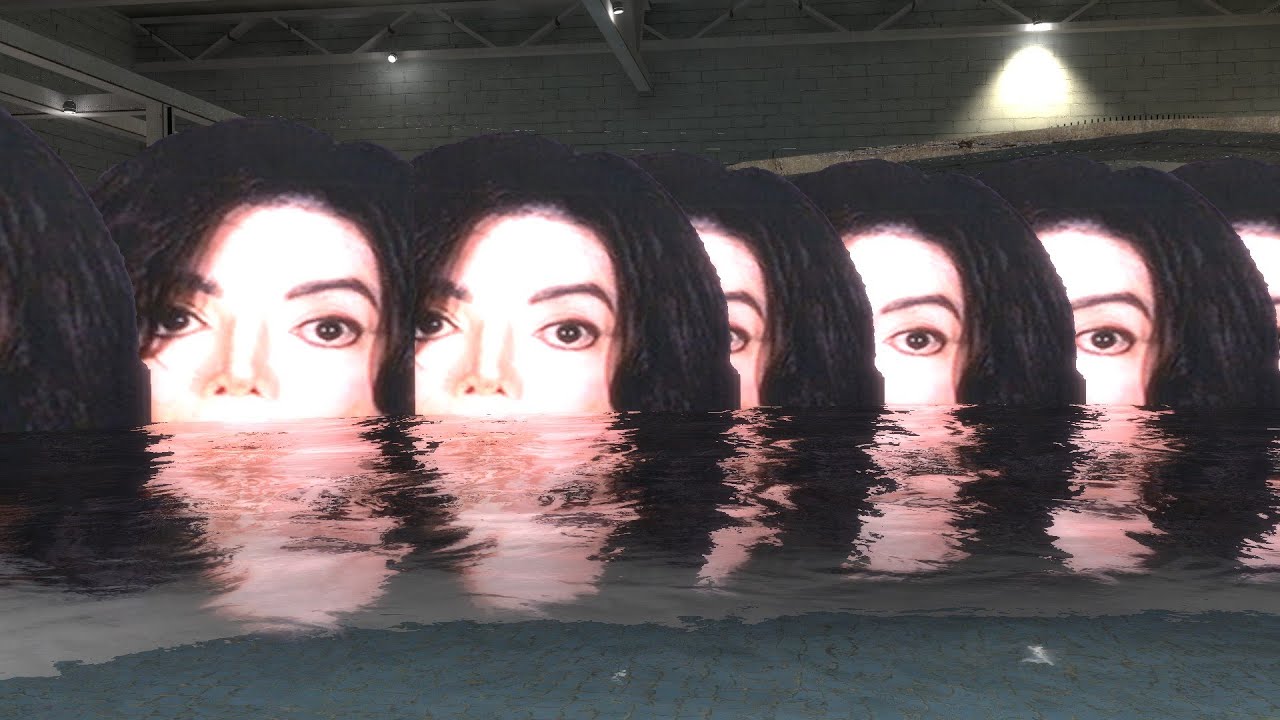 Michael jackson Horde!! Nextbot Gmod in pool