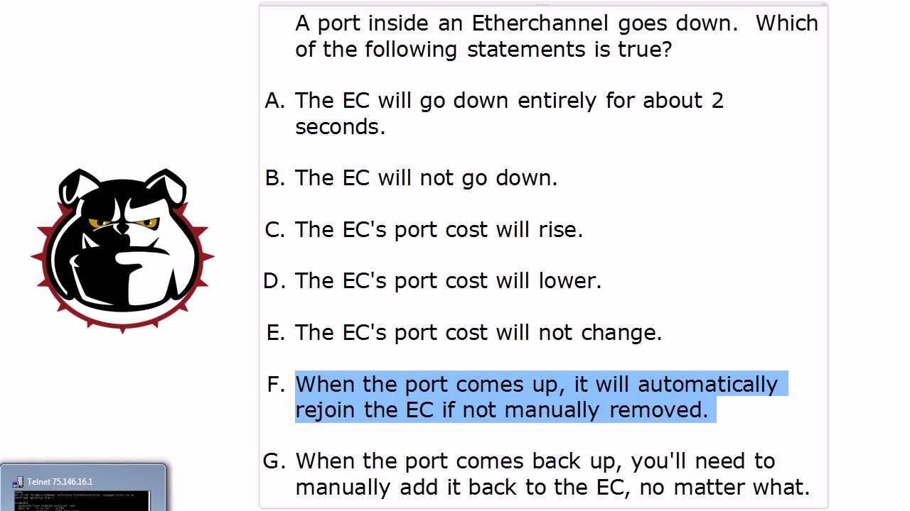 Port Down!  A CCNP SWITCH Video Practice Exam!