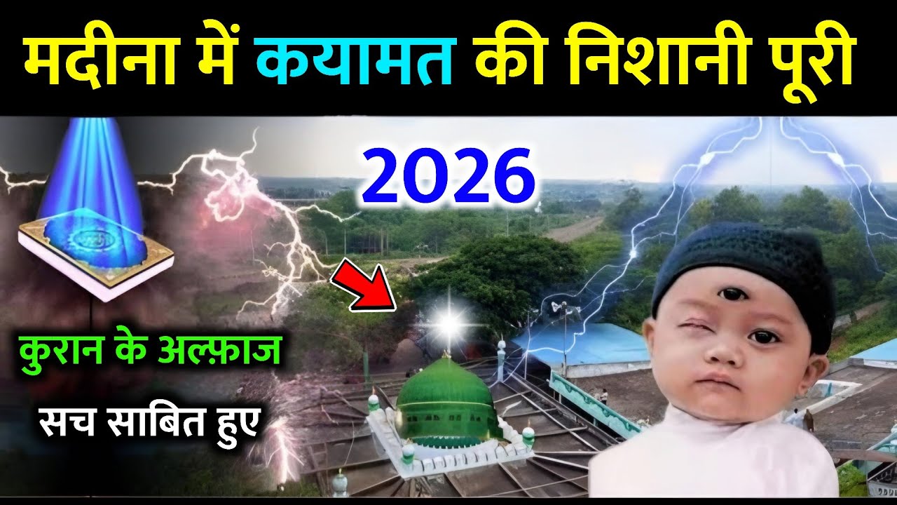 क्या मदीना में आख़िरी निशानी ज़ाहिर हो चुकी है? 2026 और दज्जाल का खौफनाक इशारा 😲 || TR Knowledge 