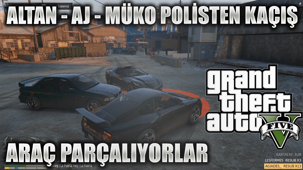 ALTAN MÜKO AJ ARAÇ PARÇALIYOR | EİGHTBORN RP GTA V EFSANE KAÇIŞ