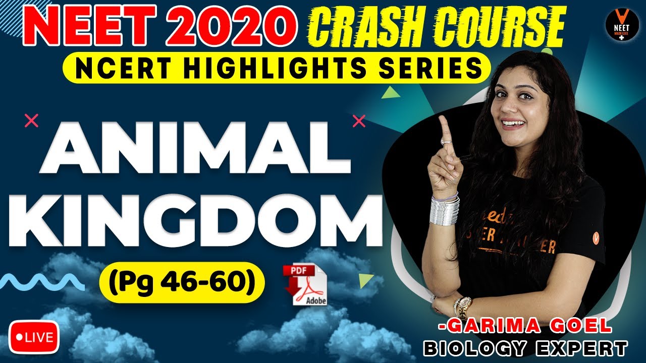 Animal Kingdom | NCERT Biology Highlight | Crash Course NEET 2020 Preparation | NEET Biology |G.Goel