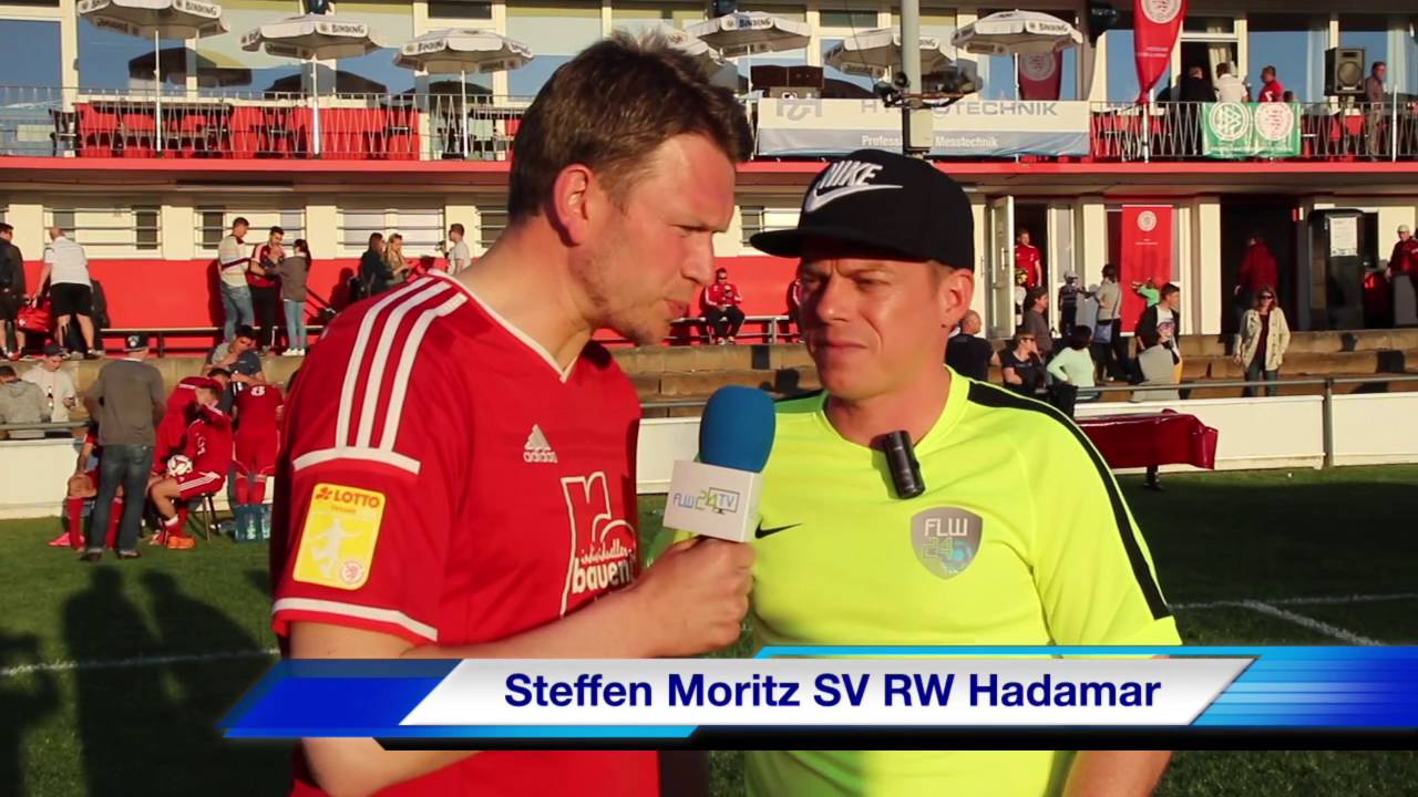 Kreispokalfinale Interview nach dem Spiel mit den Trainern Florian Dempewolf und Steffen Moritz