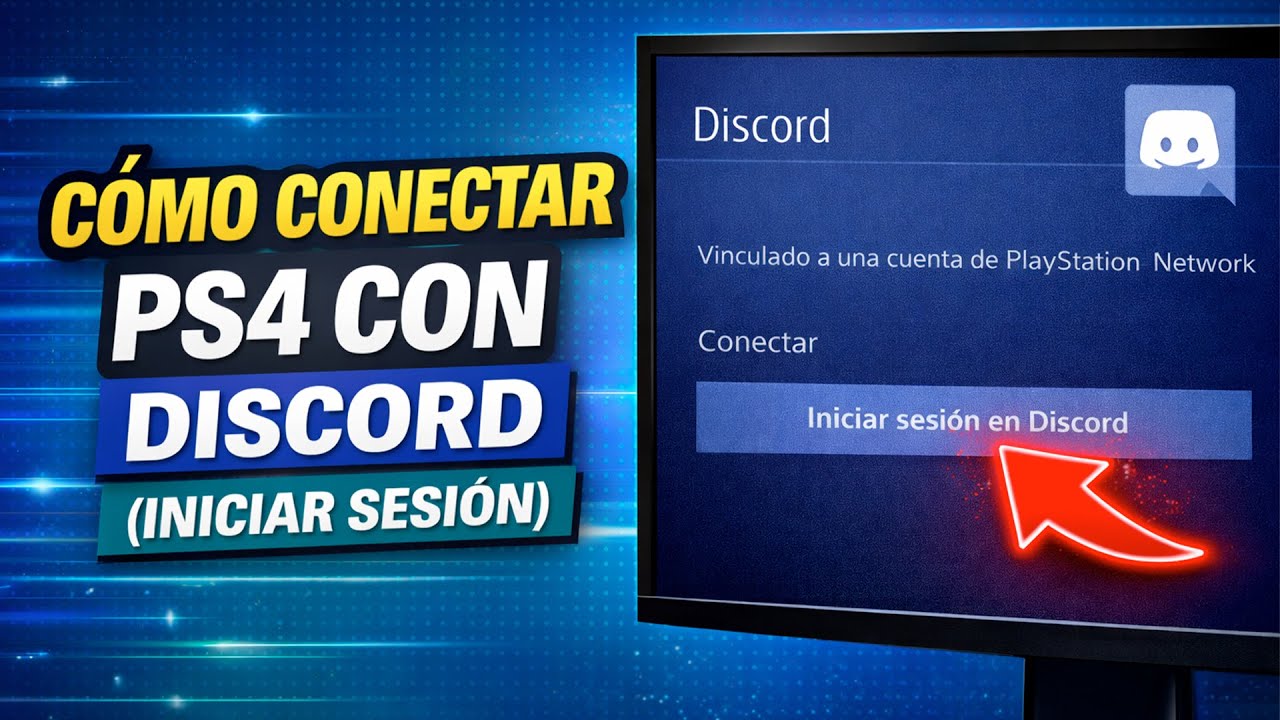 ✅COMO CONECTAR PS4 CON DISCORD (INICIAR SESION)