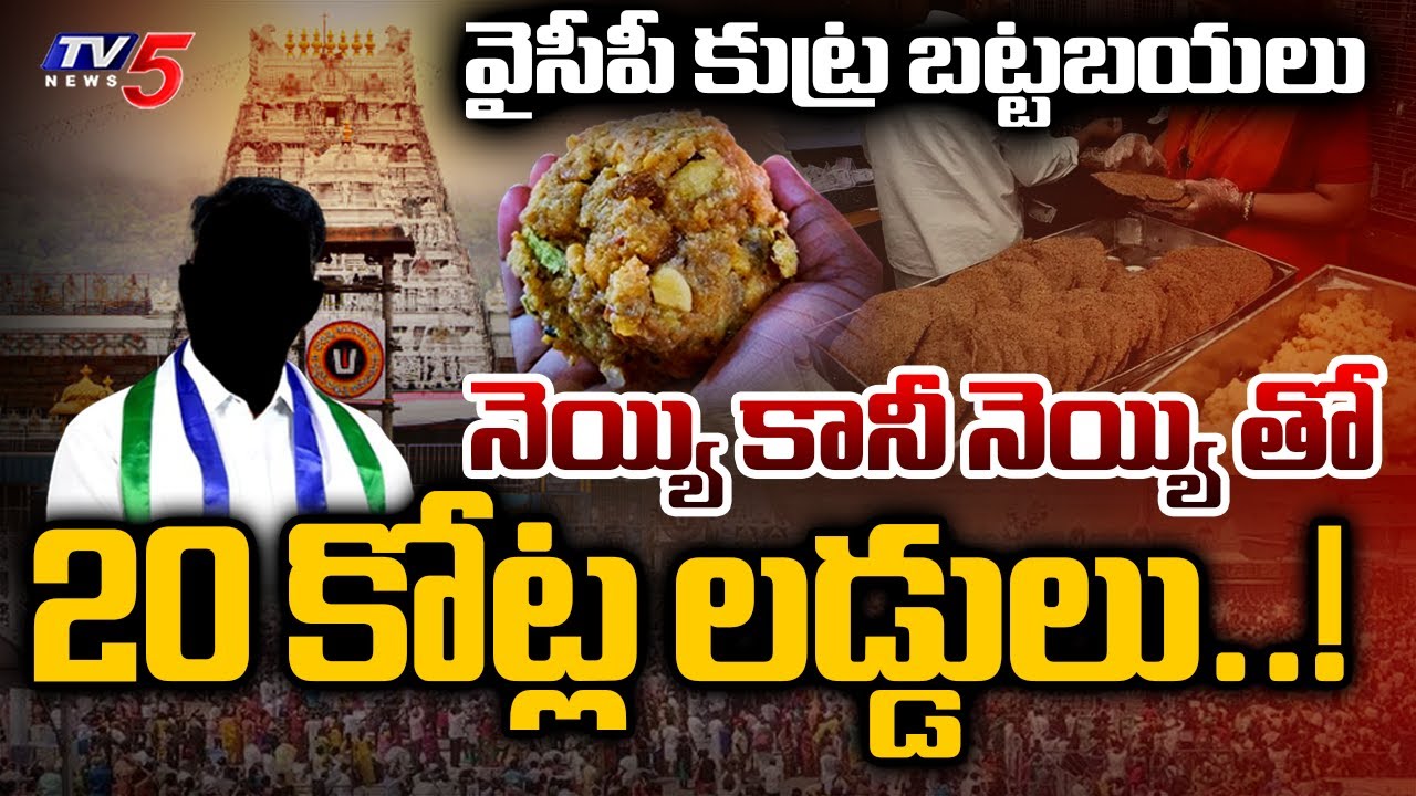 శ్రీవారితో పెట్టుకుంటే..!   TTD Adulterated Ghee Case - YS Jagan | YSRCP | Tirumala Laddu | TV5 News