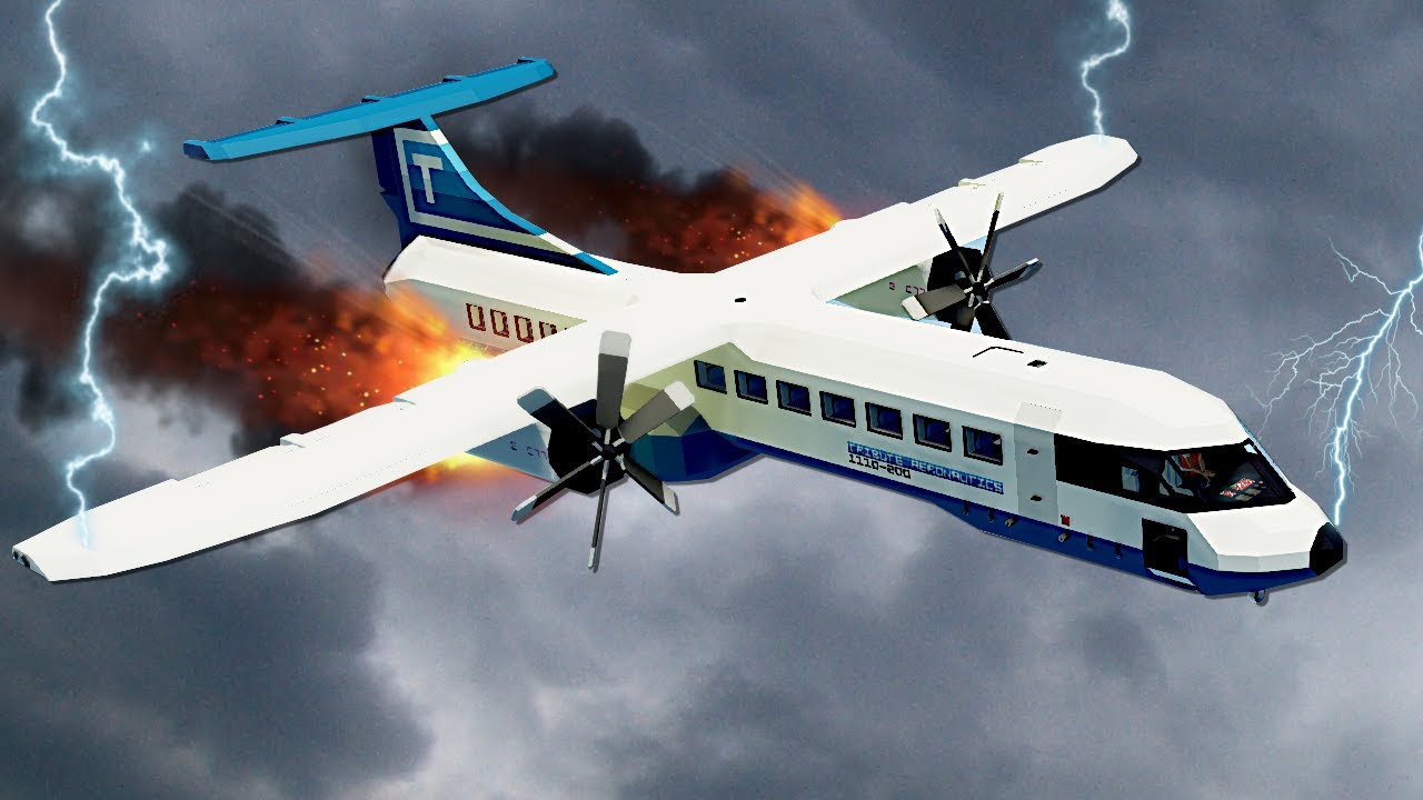 STORM CAUSES PLANE CRASH?! (Stormworks)