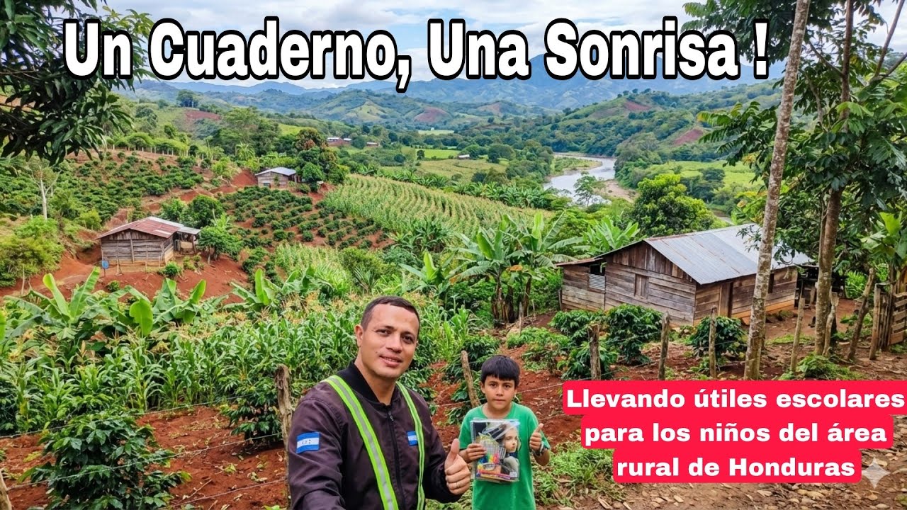 Apoyando los niños del Sendero Las Minas en Villanueva, Cortés