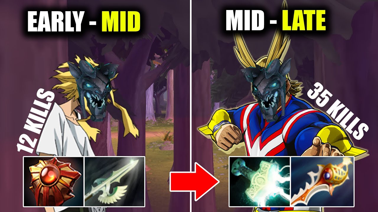 35KILLS  in 50 MIN !! Safelane Visage Transformed into Right Click Hero | Dota 2