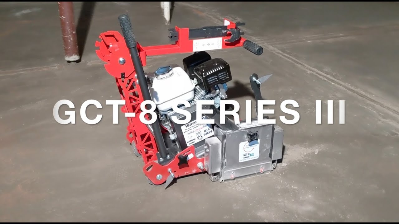 Gorilla Concrete Tools: GCT-8 Series III, Early Entry, Green Concrete Saw