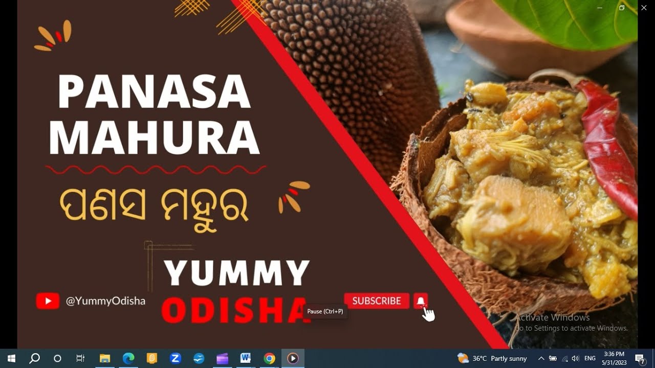Yummy ପଣସ ମହୁର |Odia recipe for Panasa Mahura | Yummy Odisha