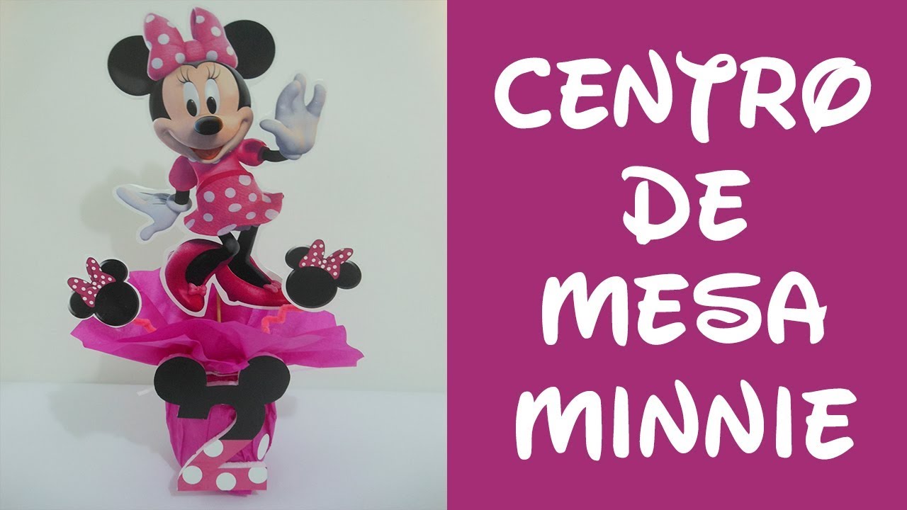 Centro de Mesa Minnie Mouse (Centerpiece Minnie Mouse)