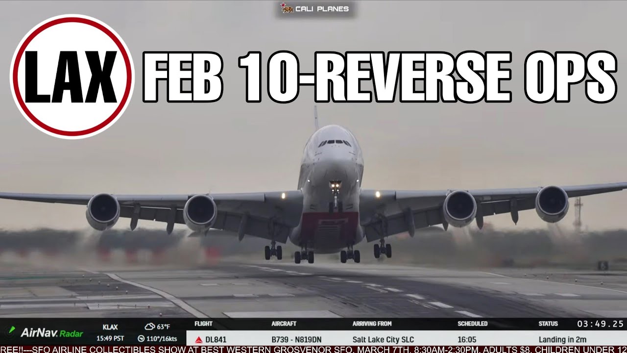 KLAX LIVE |  FEB 10, 2026 | LOS ANGELES INT AIRPORT  LIVE STREAM WEBCAM IRL