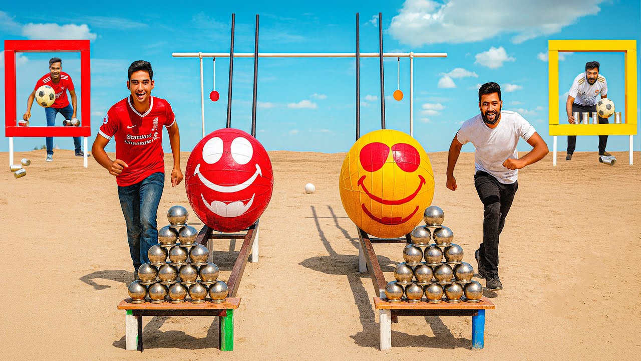 it’s speed, aim & thrill combined — who hits the last goal to seal this epic challenge?