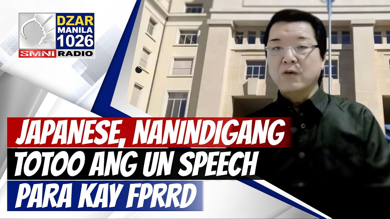 #SMNIRadioNB: UN Human Rights Advocate, nanindigang totoo ang support speech kay FPRRD