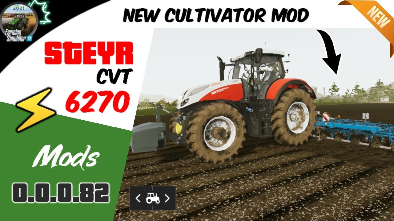 Farming simulator 20| STEYR CVT 6270 - New Cultivator Mod 😲