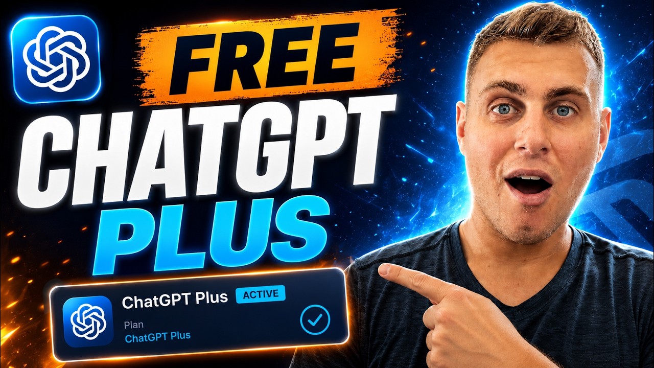 Как получить ChatGPT Plus БЕСПЛАТНО в 2026 году 🔥 (Обновленный метод)