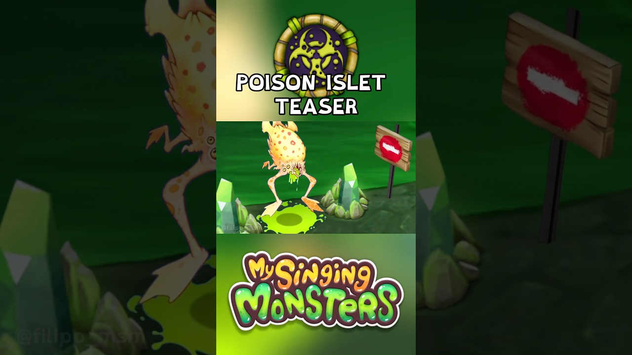 POISON ISLET TEASER- My Singing Monsters Concept #mysingingmonsters #msm #art #games #game