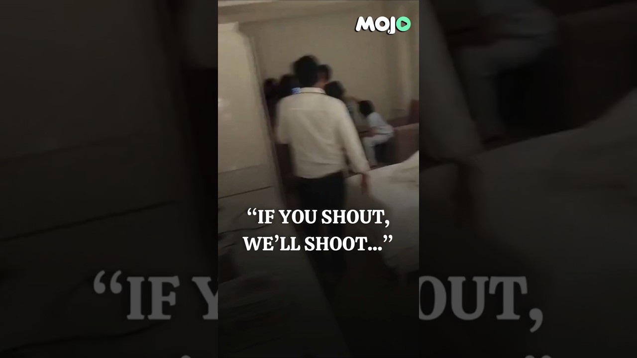#viralvideo | Armed Robbers Storm Air India Guesthouse in Gurgaon