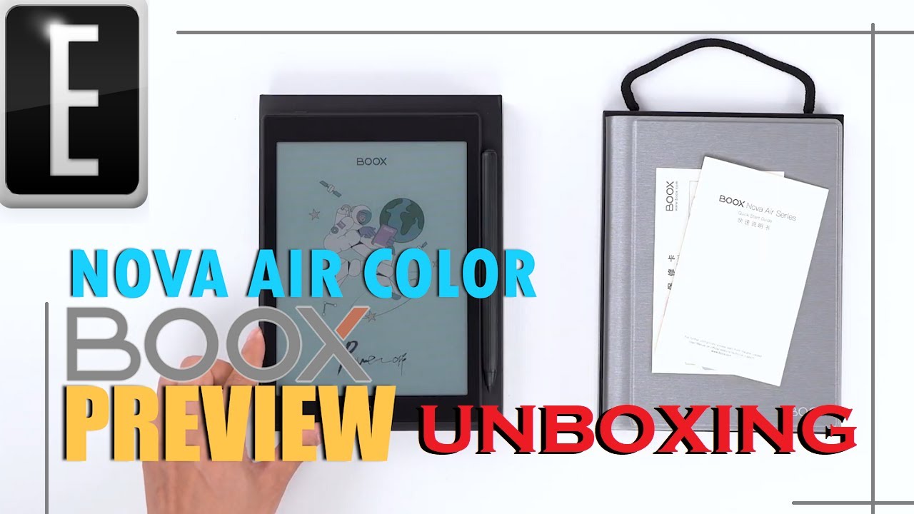 BOOX Nova Air C Official Unboxing