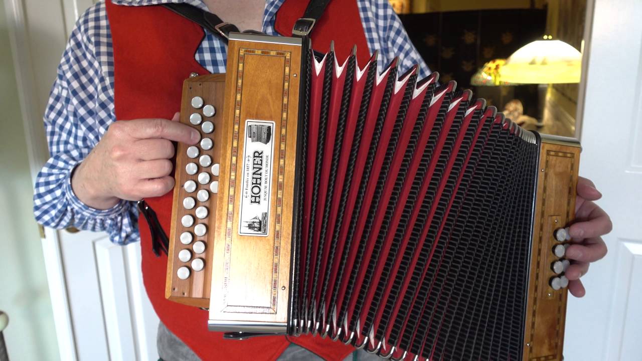Hohner Merlin Button Box Accordion in 4k UHD