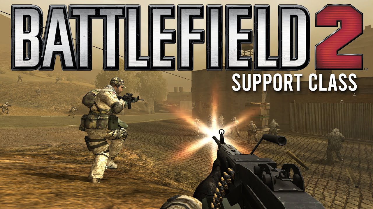 Battlefield 2 Karkand Support Class Gameplay | 4K