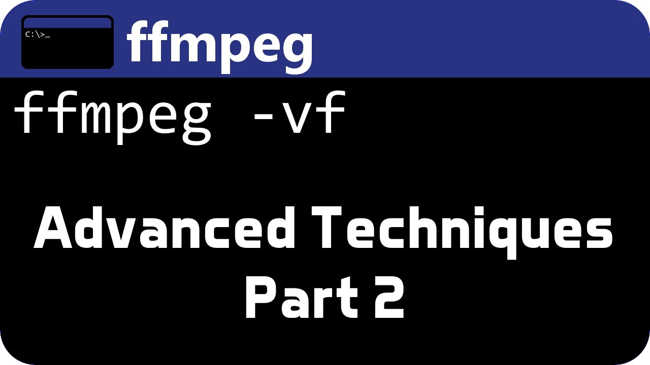 Расширенные методы FFMPEG, часть 2 — Фильтры и временная шкала