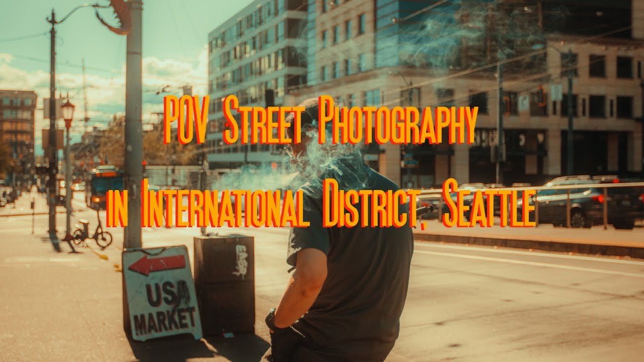40 Minutes of Cinematic POV Street Photography in International District Seattle Washington Canon R5