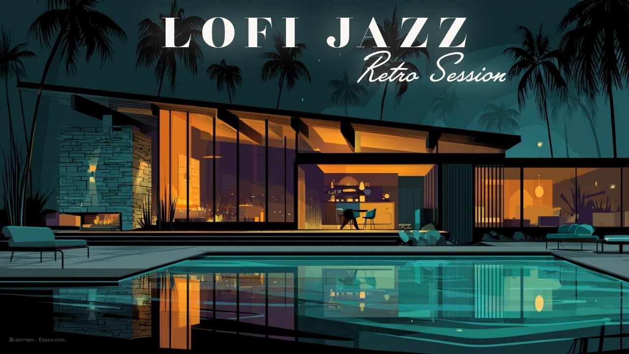 Retro Lofi Jazz Session Vol. 8 | Late Night Lounge & Mid-Century Jazzhop