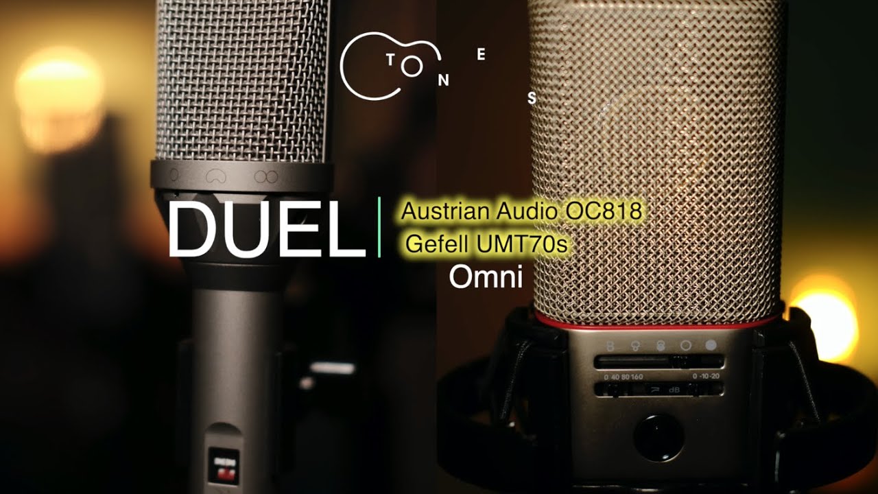 Austrian Audio OC818 vs Gefell UMT70s in Omni | Microphone Duels