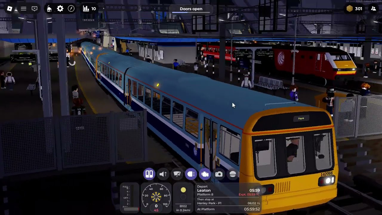 Roblox British Railway Gameplay (first video)