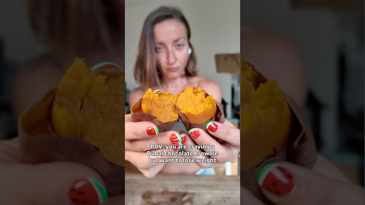 Dubai Chocolate Brownie / Healthy Vegan Weight Loss