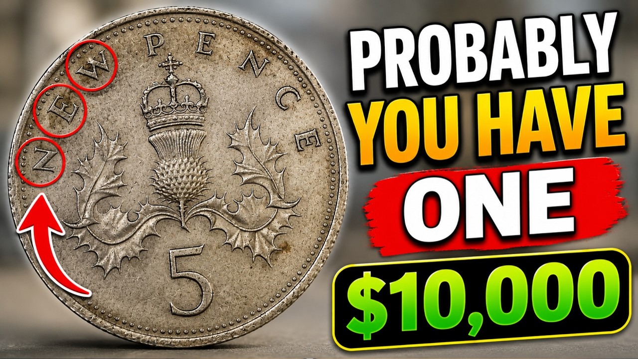 DON&rsquo;T Spend These British 5p Coins! Rare 5 New Pence Coins to Look For!