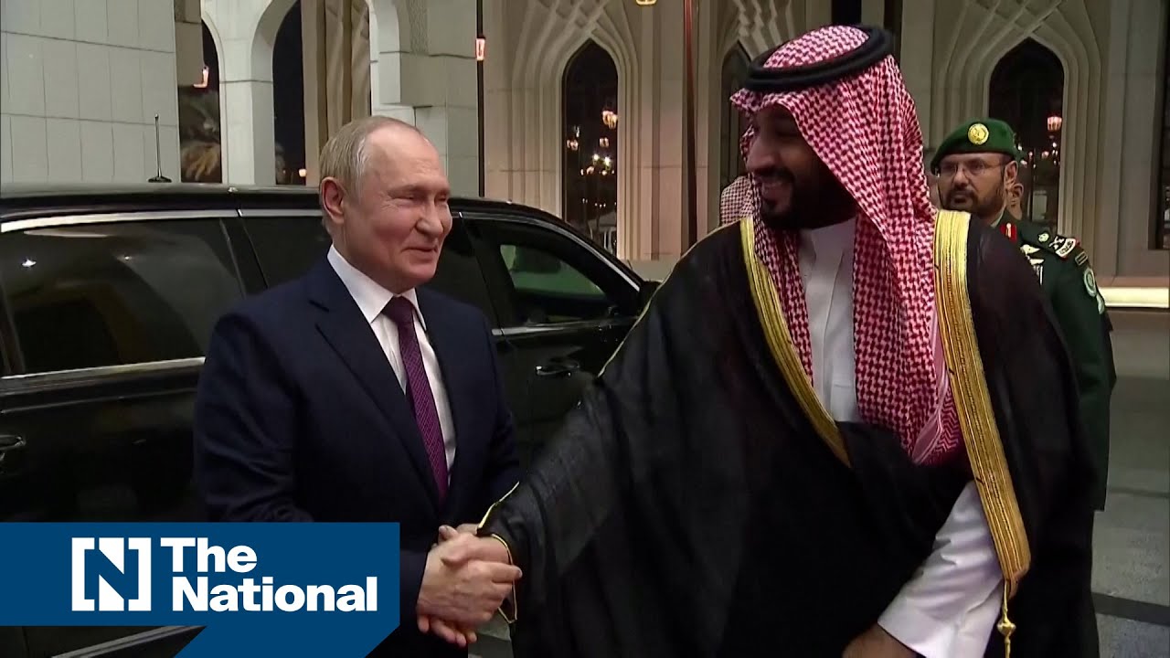 Russian President Vladimir Putin meets Saudi Crown Prince Mohammed bin Salman
