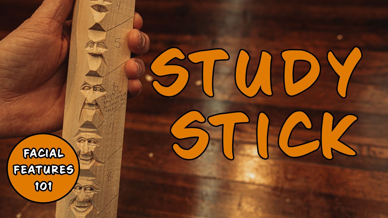 Face Study Stick || Simple Steps To Carving A Face (GIVEAWAY)