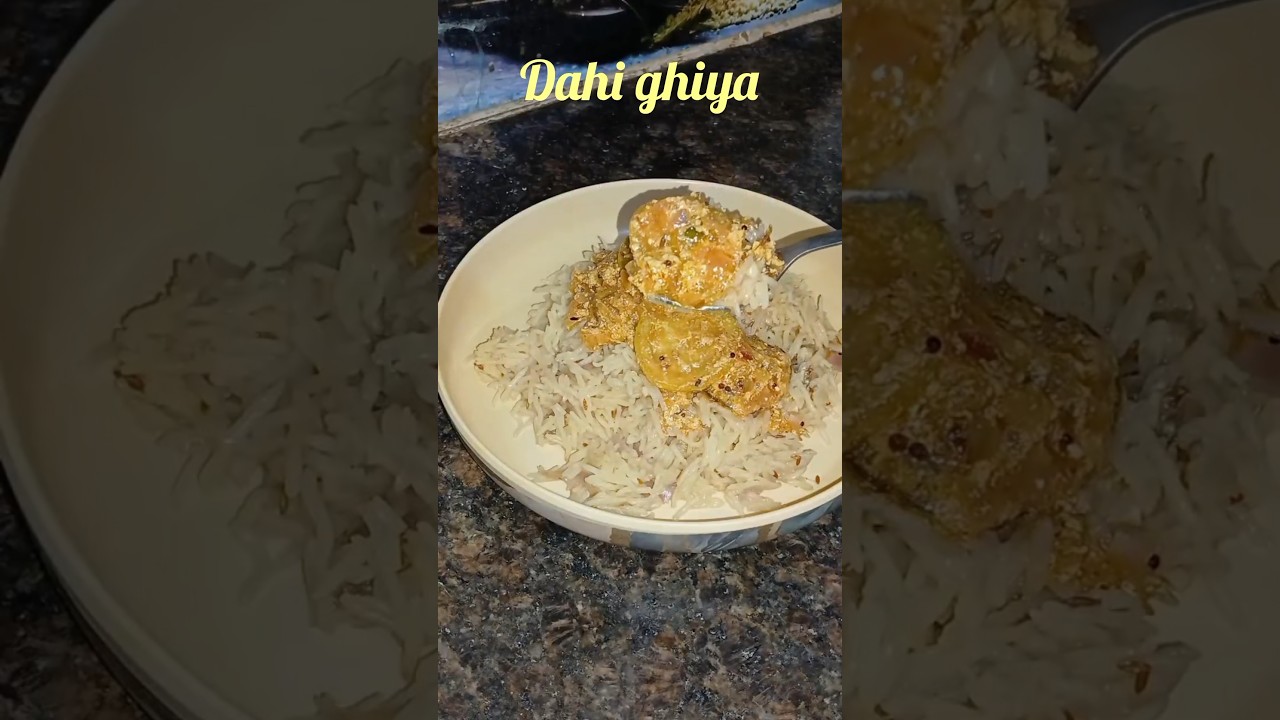 Dahi ghiya ✨😋 #delicious #healthy #unique #dahi #ghiya #lauki #recipe #simple #quick #homecook