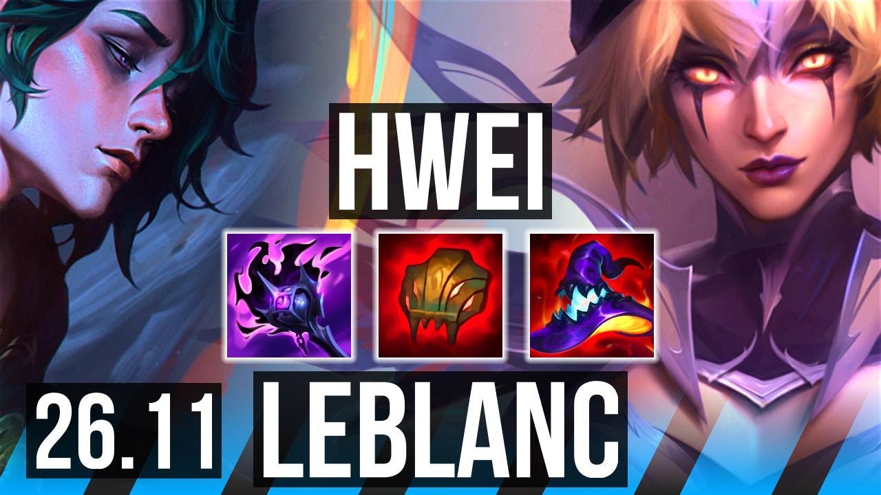 HWEI vs LEBLANC (MID) | Good KDA: 7/1/16 | BR Challenger | 26.11