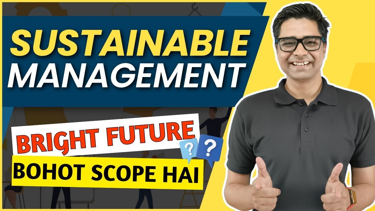 MBA in Sustainable Management 🔥Career Insights,Job Opportunitiies , Future Scope ✅