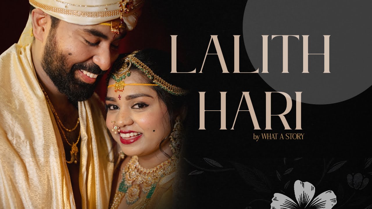 Best wedding photographers In Dallas | Lalith Hari Teaser & Cinematic Film | What A Story USA