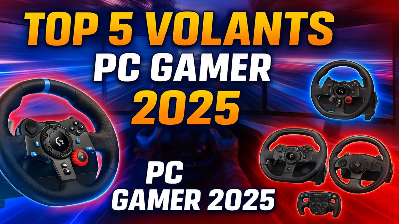 Les meilleurs volants simracing pour Noël 🎁 ! TOP 5 Pour PC Gamer – Du Débutant au Pro du Sim Racing