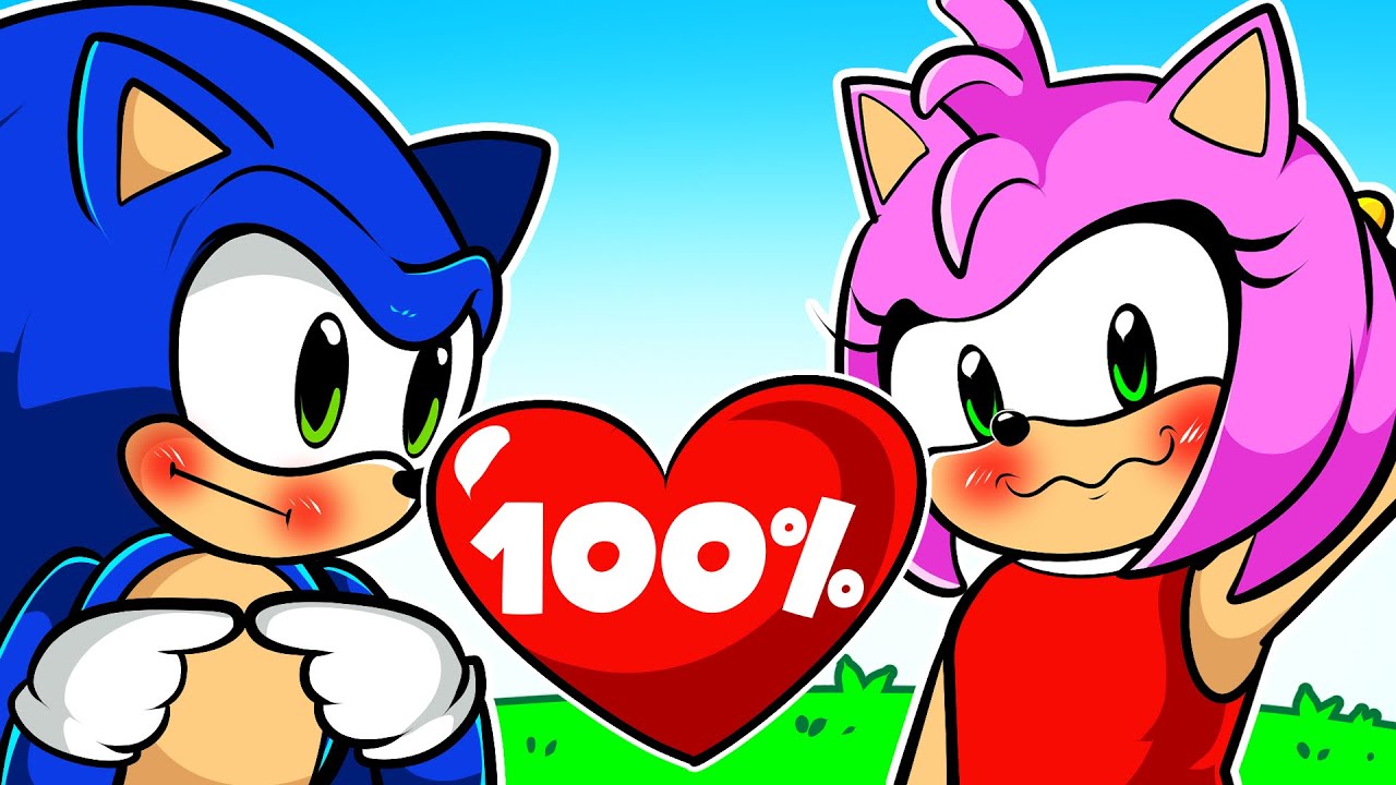 Sonic e Amy fazem o TESTE DO AMOR