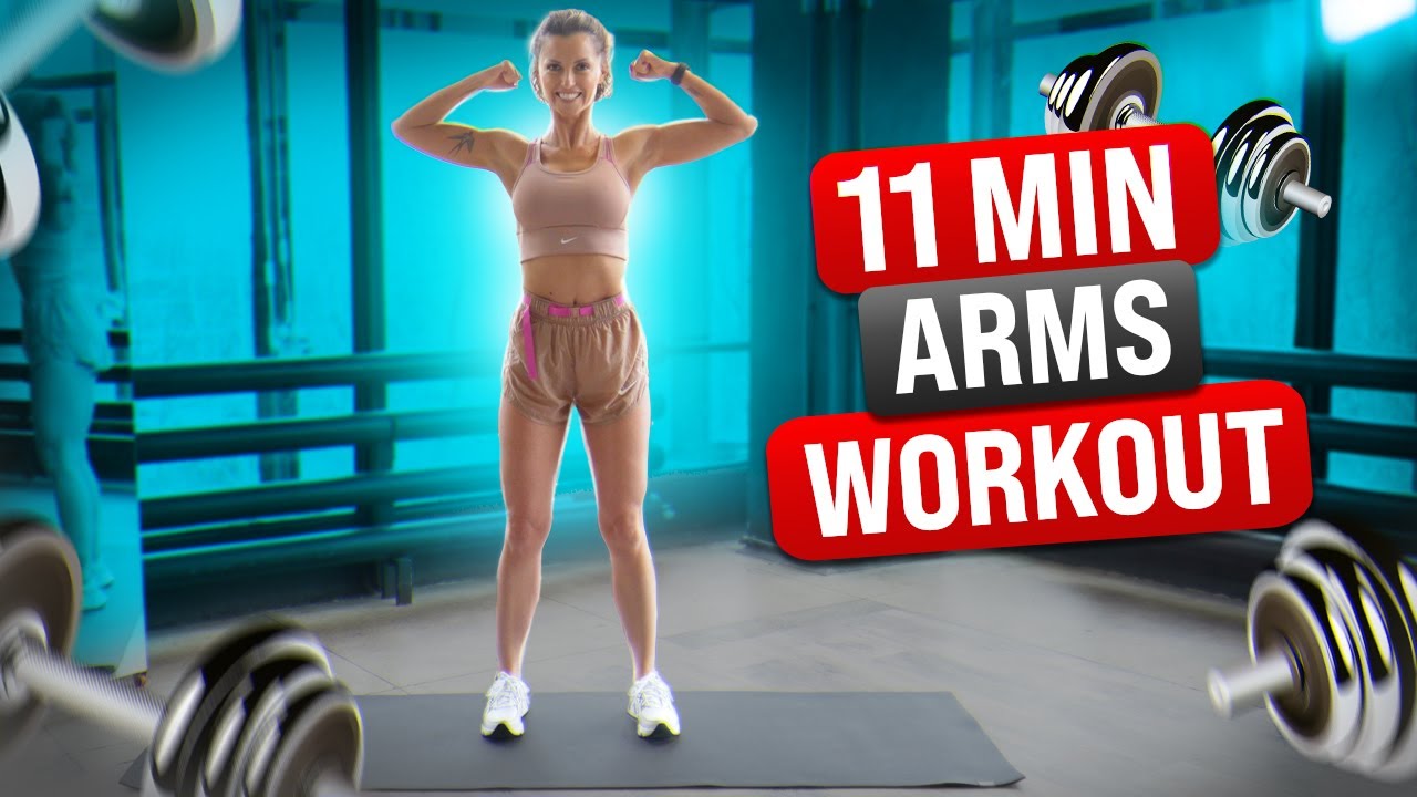 11 MIN ARMS WORKOUT | NO EQUIPMENT | FITNESS MAMA