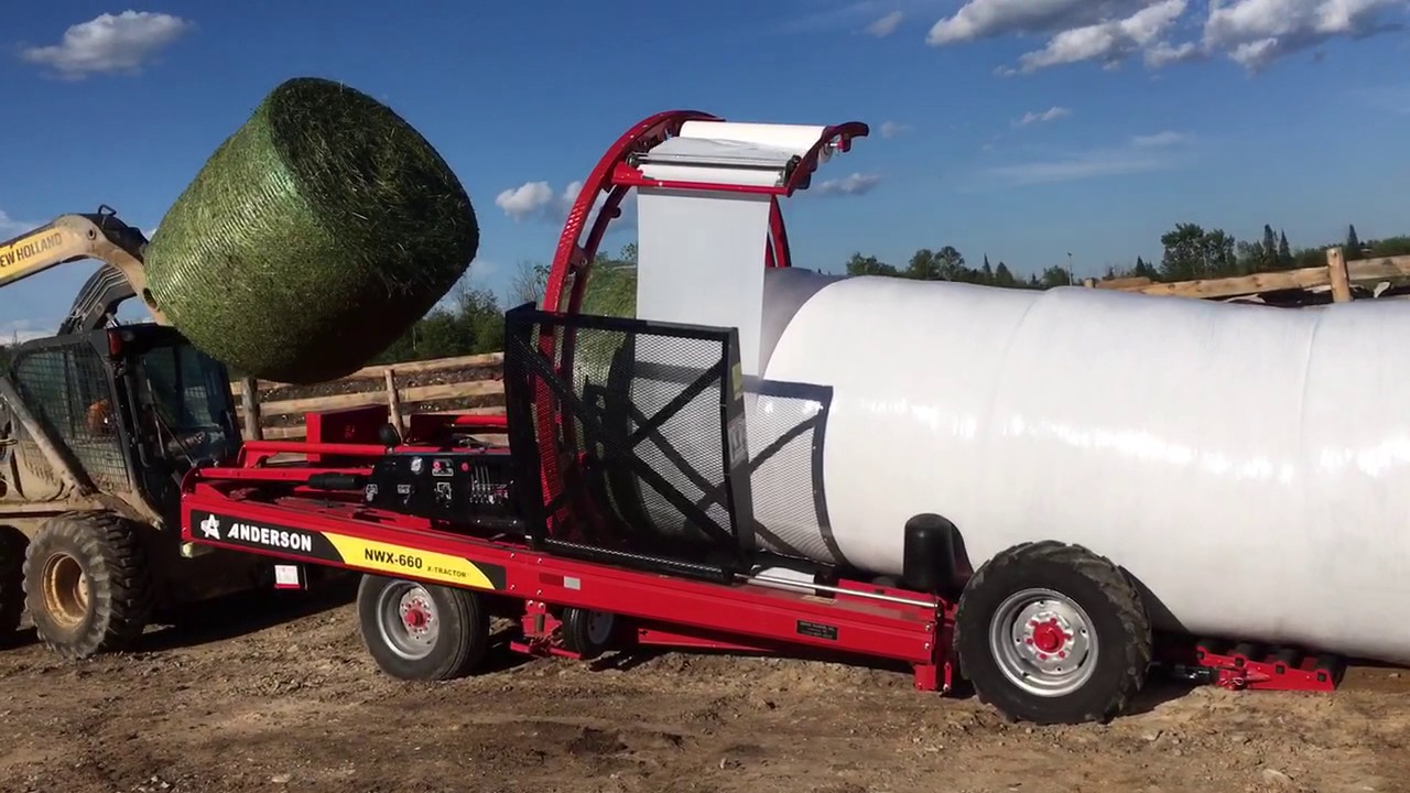 Anderson Bale Wrapper...Wrapping Baleage!!