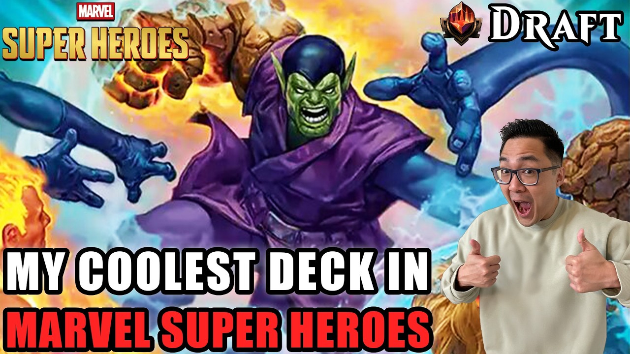 My Coolest Deck In Marvel Super Heroes | Marvel Super Heroes Draft | MTG Arena