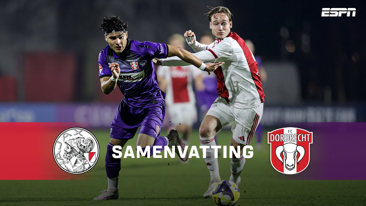 Kayden Wolff MIST LEVENSGROTE KANS! ❌😅 | Samenvatting Jong Ajax - FC Dordrecht