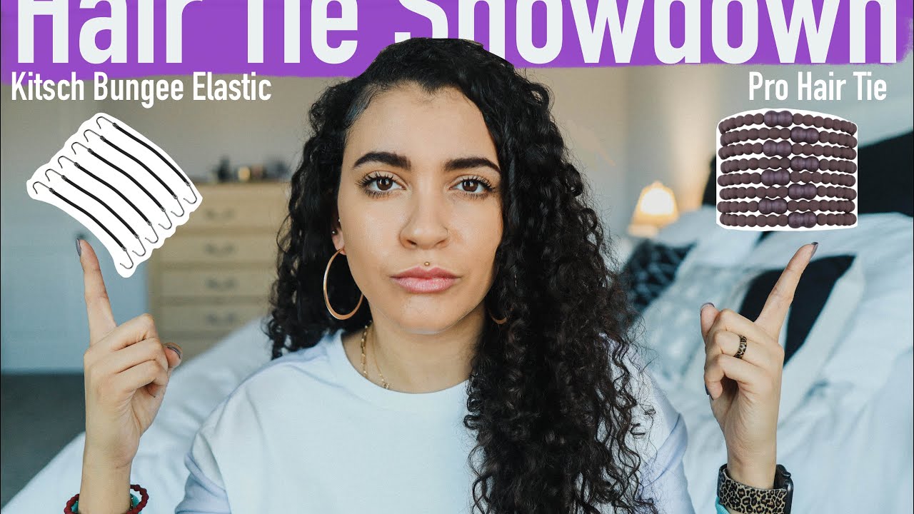 Kitsch Pro Bungee Elastic vs The Pro Hair Tie 5 MIN Review! Facebook made me buy it!